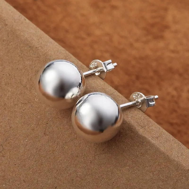 Street Fashion Earrings - Orecchini a bottone con perline classiche