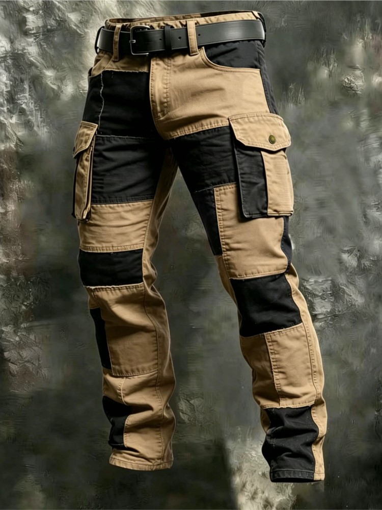 Cargo Pant Wide - Pantaloni Cargo in Cotone per Uomo,