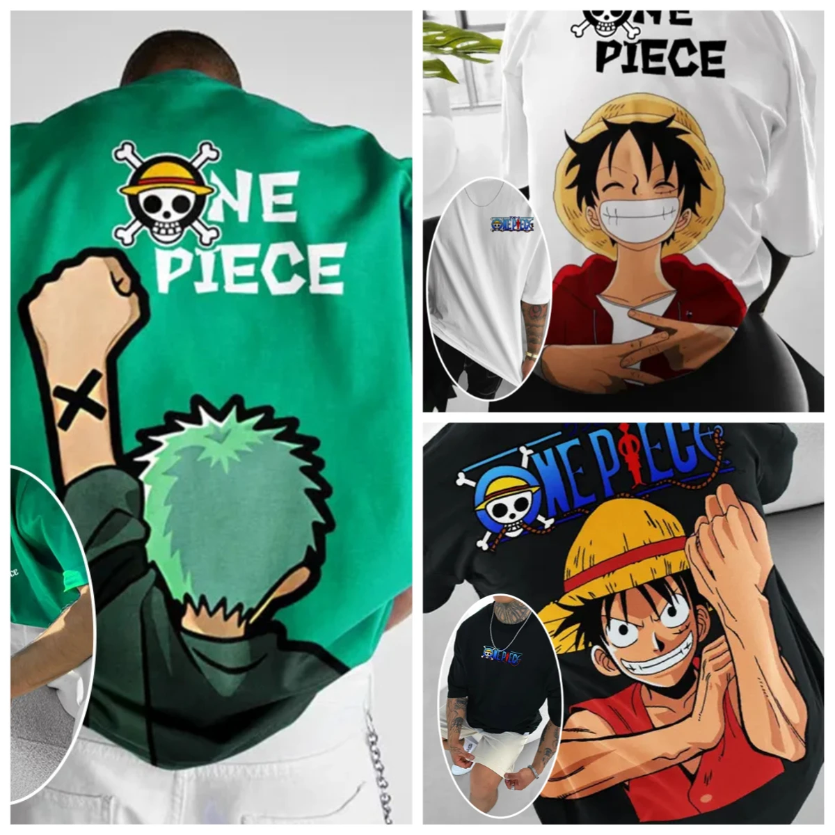 Street Fashion Trends 2025 - ONE PIECE Rufy Zoro 2025 Tendenza