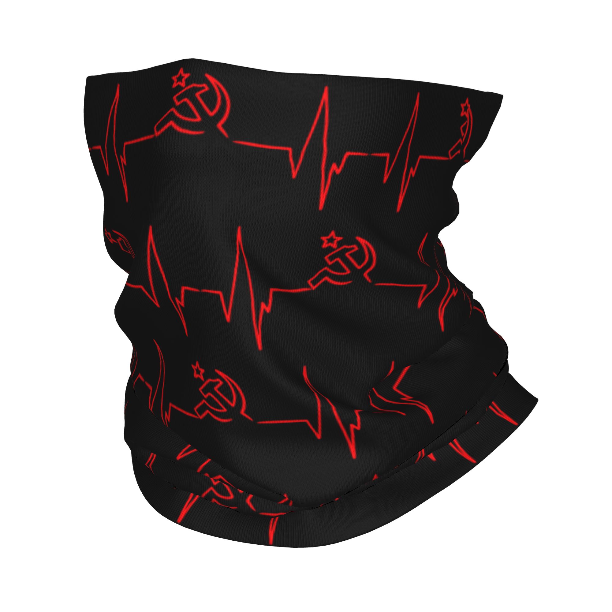 Balaclava Face Mask - Battito cardiaco personalizzato Bandiera russa Russia