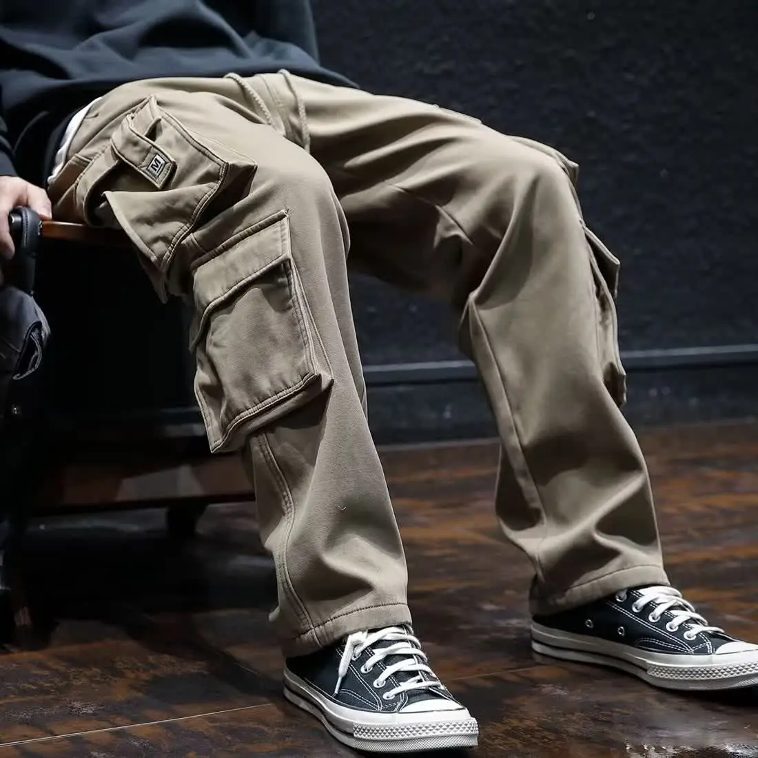 Cargo Pant Wide - Pantaloni larghi multitasche Uomo Pantaloni cargo