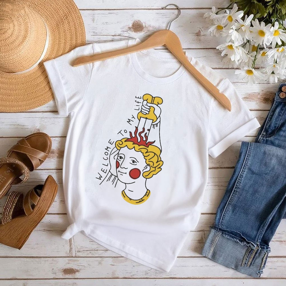 Street Fashion History - T-shirt d'arte medievale Benvenuti nella mia