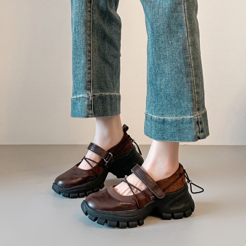 Street Fashion Ladies - Nuove Scarpe Retrò Mary Jane, Sneakers