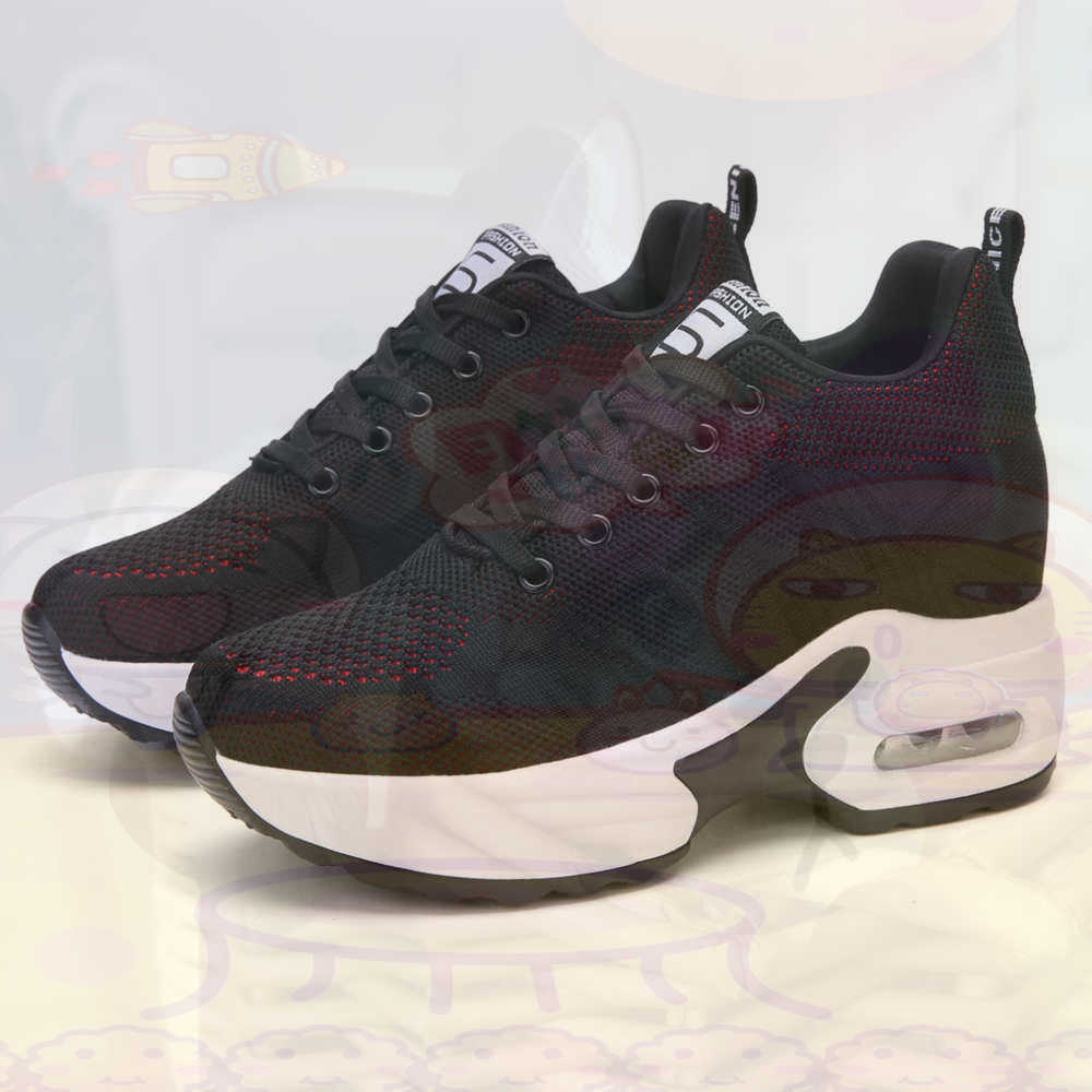 Street Fashion Couple - Rosso Taglia 36 Scarpe Donna Tennis