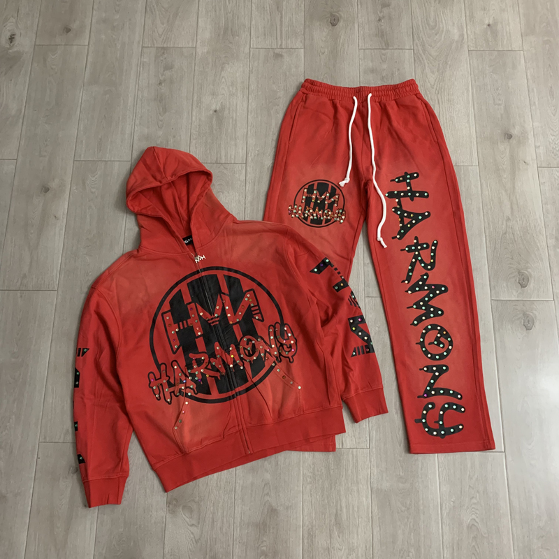 Street Fashion Men - Set di Felpa e Pantaloni HARMONY,