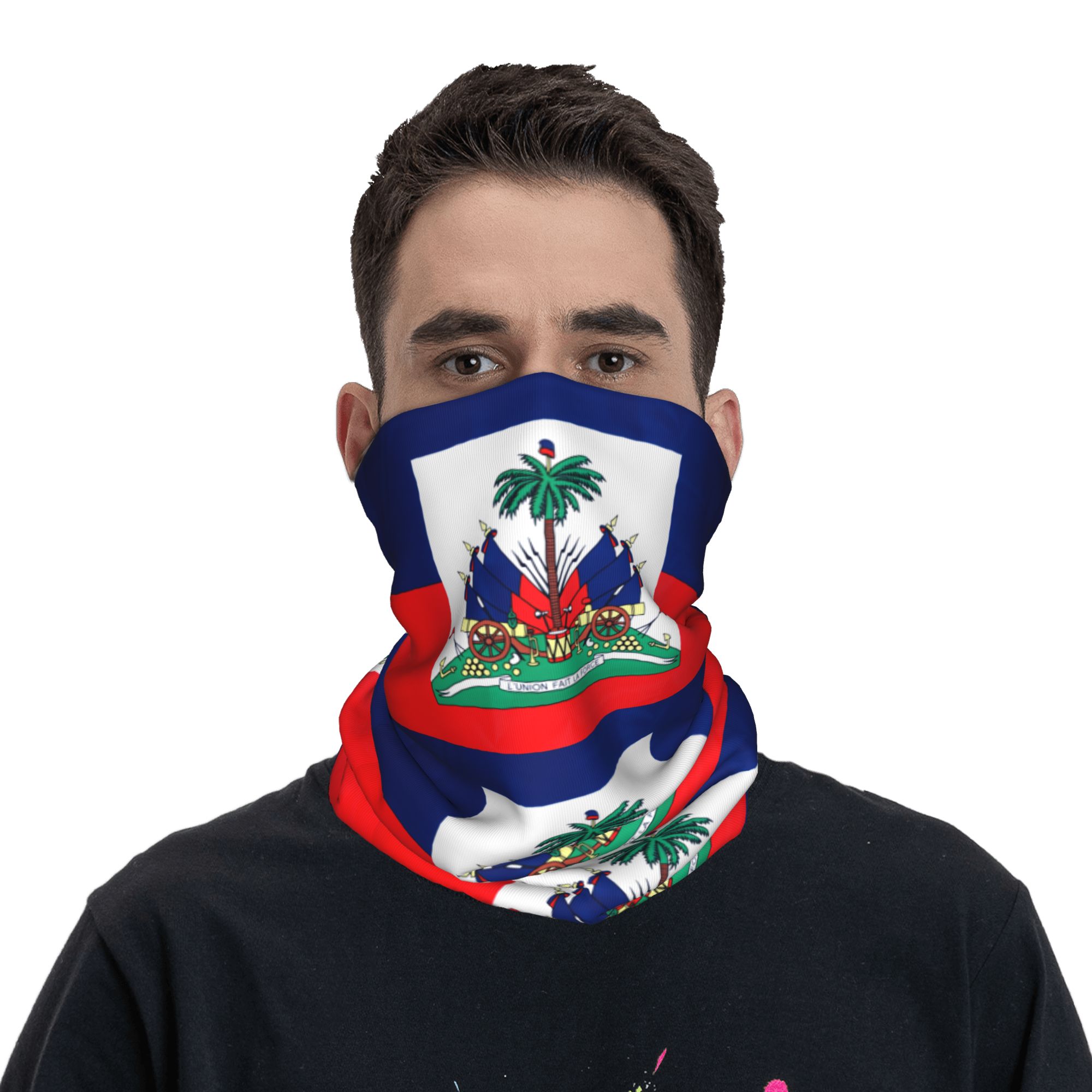 Balaclava Face Mask - Passamontagna Sportivo da Esterno con Bandiera