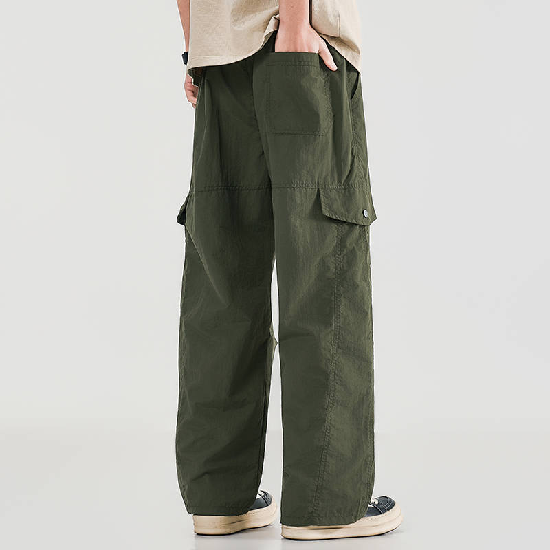 Cargo Pant Wide - Pantaloni Larghi da Lavoro Estivi per