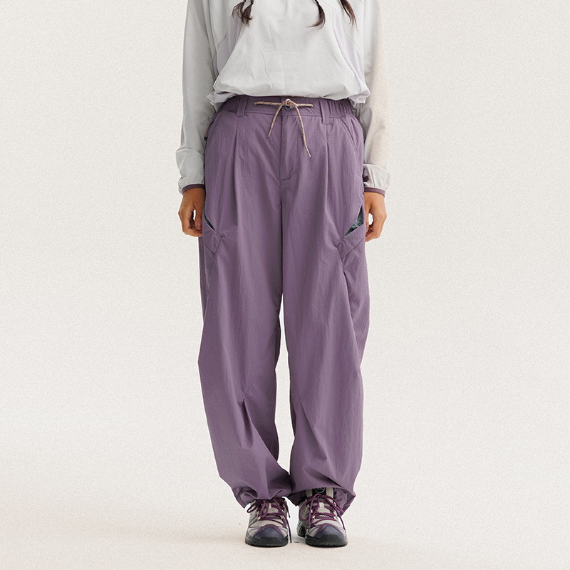 Cargo Pant Wide - Pantaloni unisex in pile foderati a