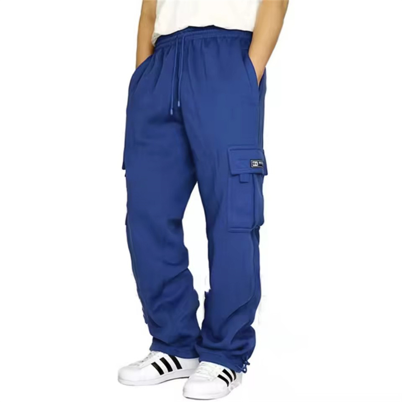 Cargo Pant Wide - Pantaloni cargo da uomo autunno inverno,