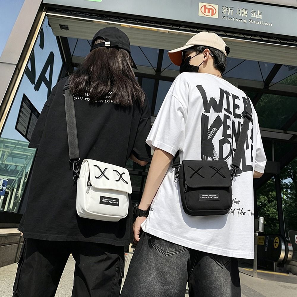Street Fashion In Japanese - Borsa a Tracolla Leggera da Uomo,