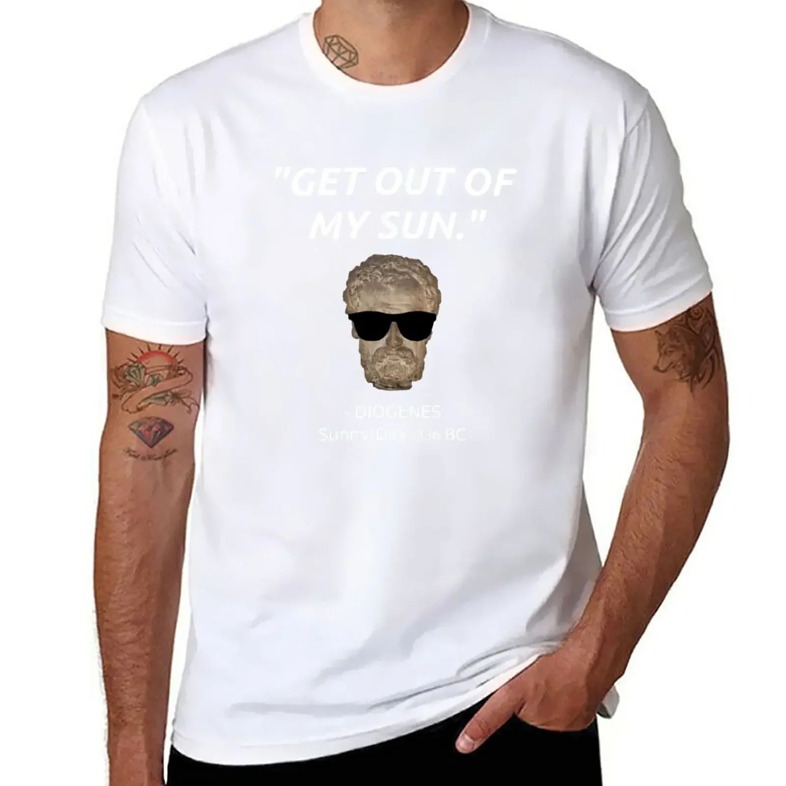 Street Fashion History - T-shirt divertente con citazione di Diogeni,