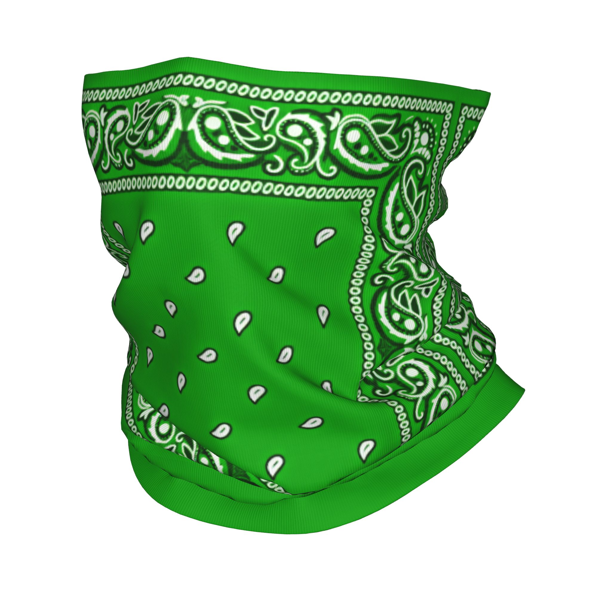 Balaclava Face Mask - Bandana Verde, Maschera Traspirante per Ciclismo,