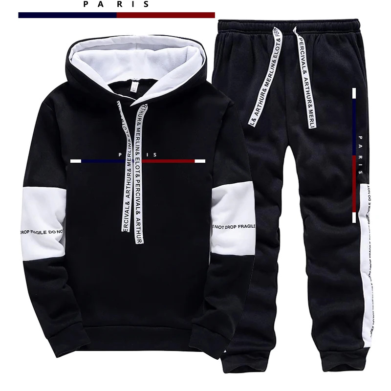 Street Fashion Men - Completo Sportivo da Uomo Stile Parigi