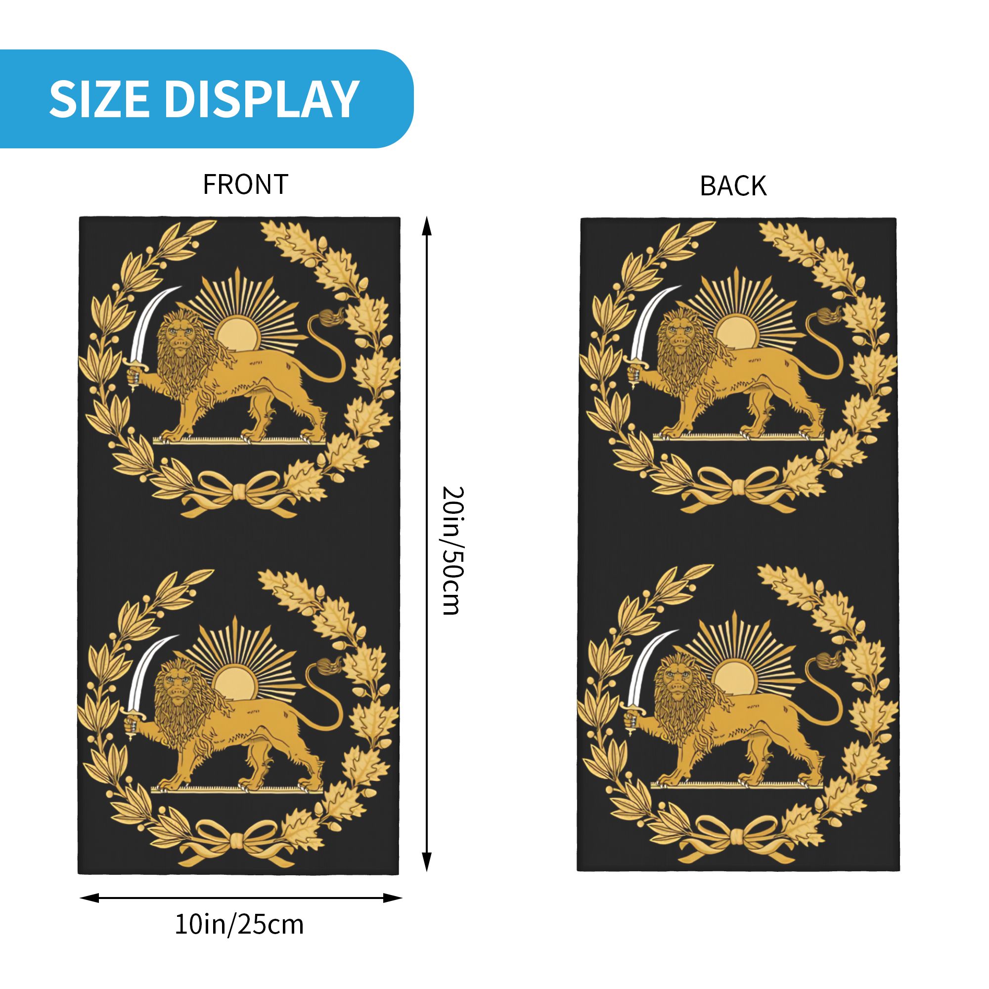 Bandana con emblema del Leone  - Balaclava Face Mask recensione e prezzo