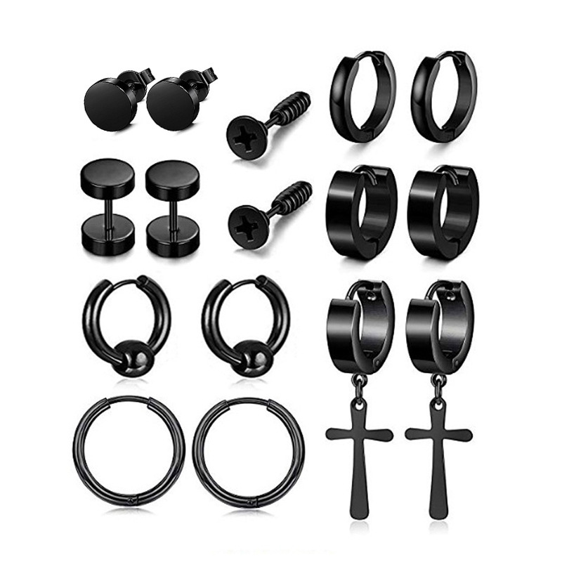 1 paio di orecchini da uomo in - Street Fashion Earrings recensione e prezzo