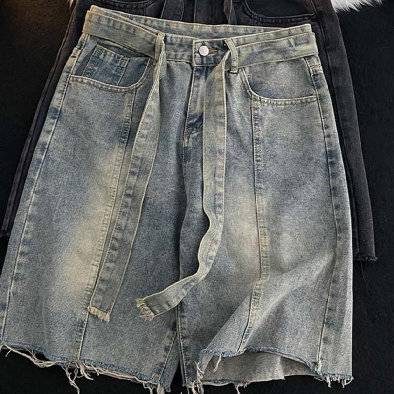 Pantaloncini di jeans estivi c - Street Fashion In Japanese recensione e prezzo