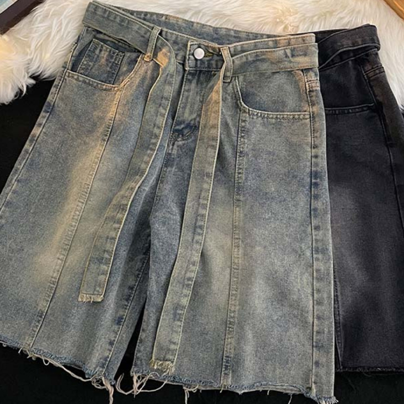 Pantaloncini di jeans estivi c - Street Fashion In Japanese recensione e prezzo