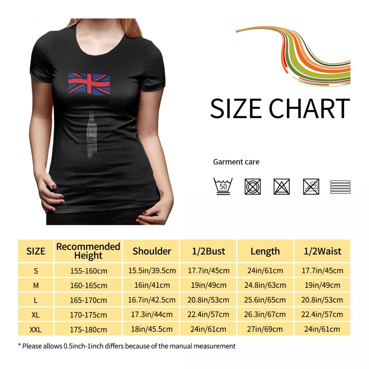T-shirt da donna con stampa “M - Street Fashion In London recensione e prezzo