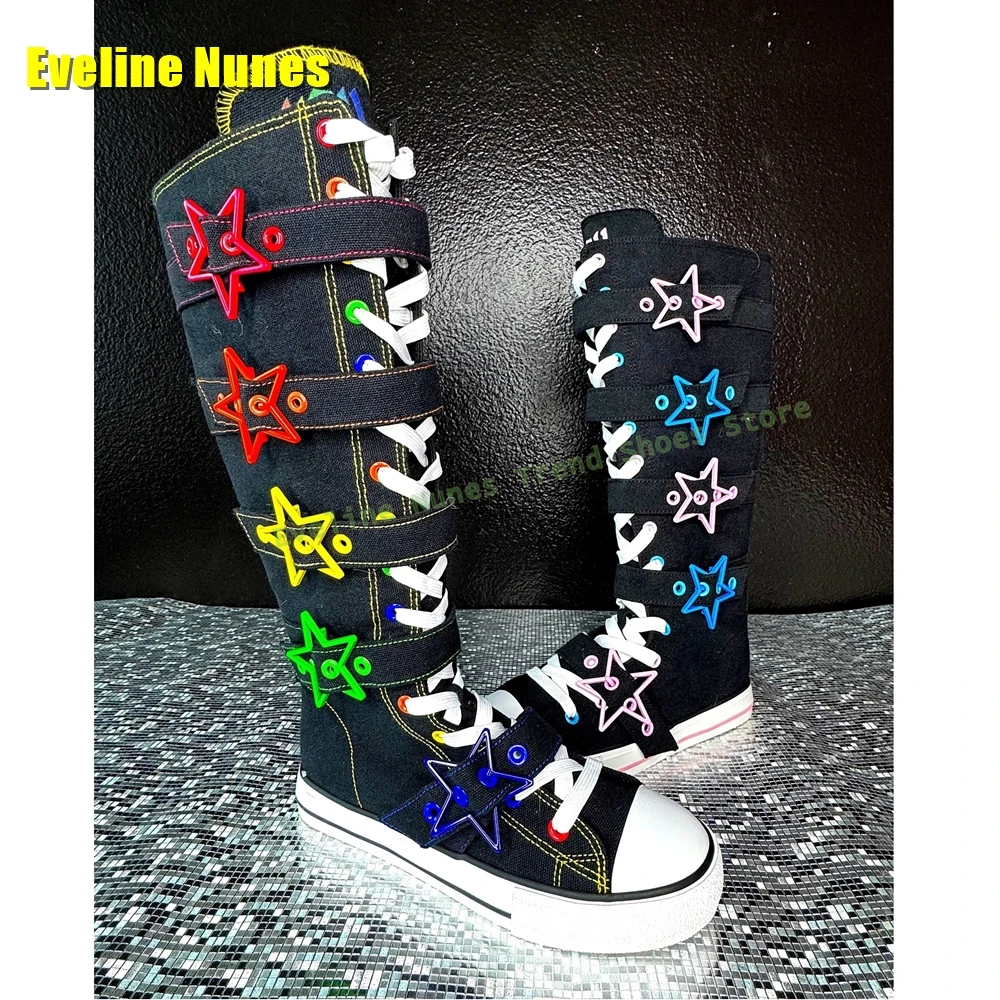 Stivali con plateau con fibbia - Street Fashion Trends 2025 recensione e prezzo