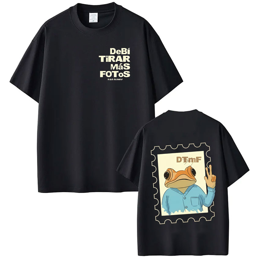 Magliette Rapper Bad Bunny Deb - Foto Street Fashion recensione e prezzo