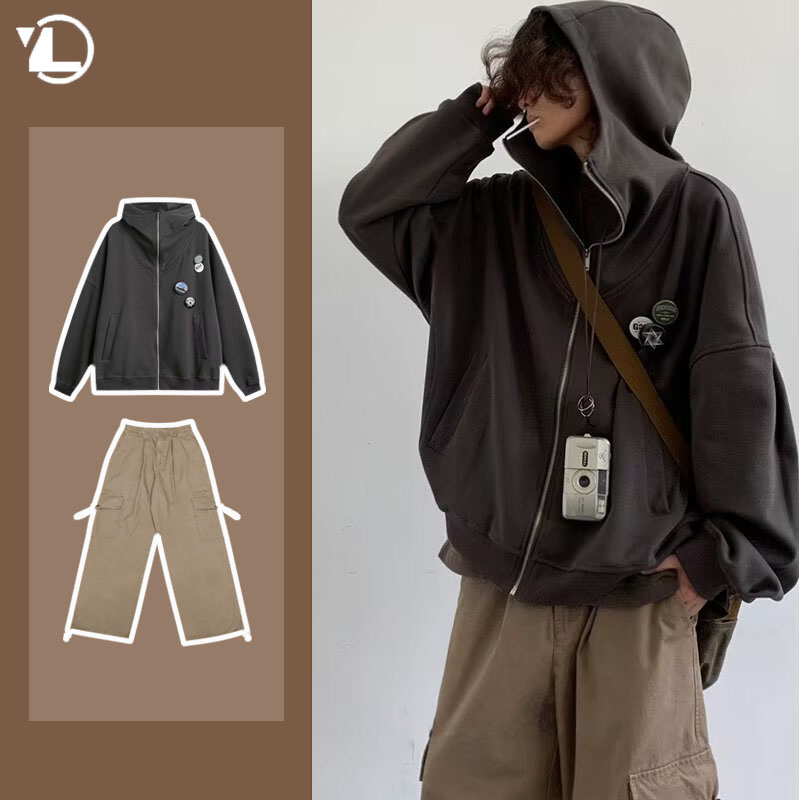 Autunno College Casual Set Uom - Street Fashion In Japanese recensione e prezzo