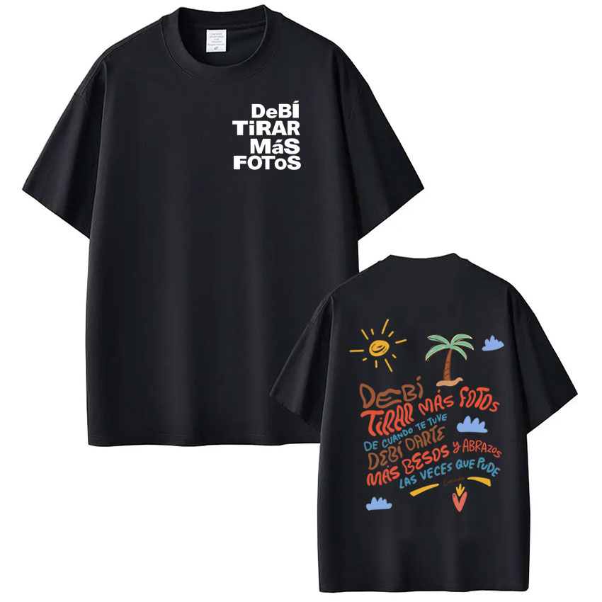 T-shirt Rapper Bad Bunny Debi  - Foto Street Fashion recensione e prezzo