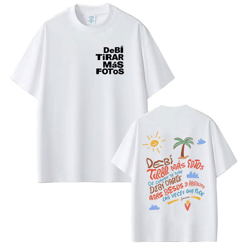 T-shirt Rapper Bad Bunny Debi  - Foto Street Fashion recensione e prezzo