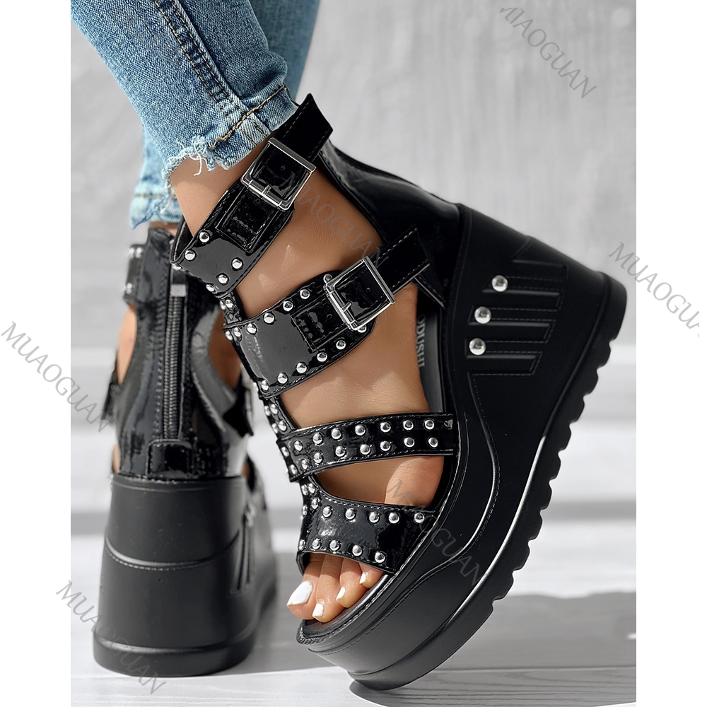 Sandali neri da donna alla mod - Street Fashion Ladies recensione e prezzo