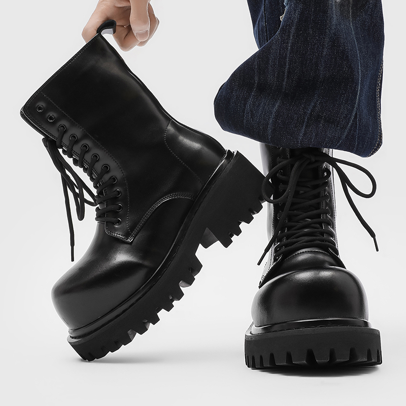 Stivali Alti in Pelle per Copp - Street Fashion Couple recensione e prezzo