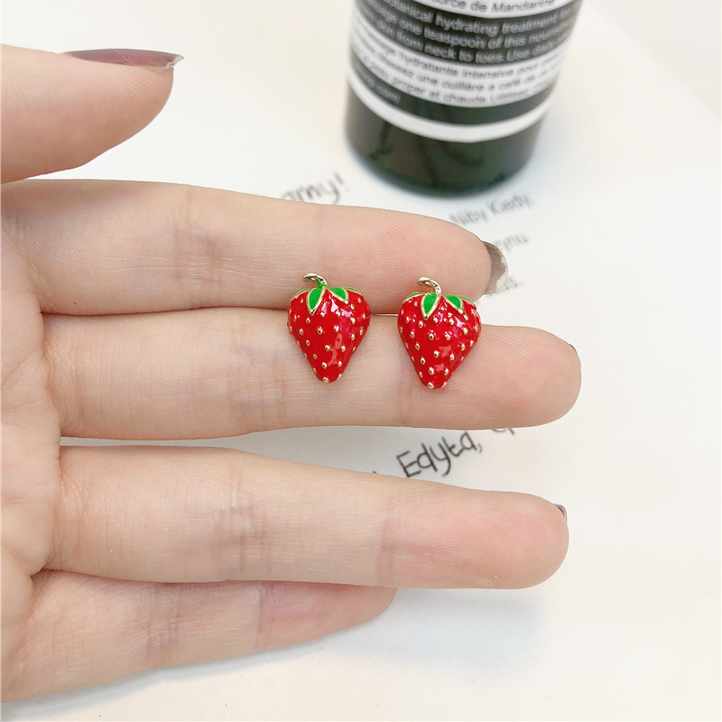 Orecchini di fragole in acrili - Street Fashion Earrings recensione e prezzo