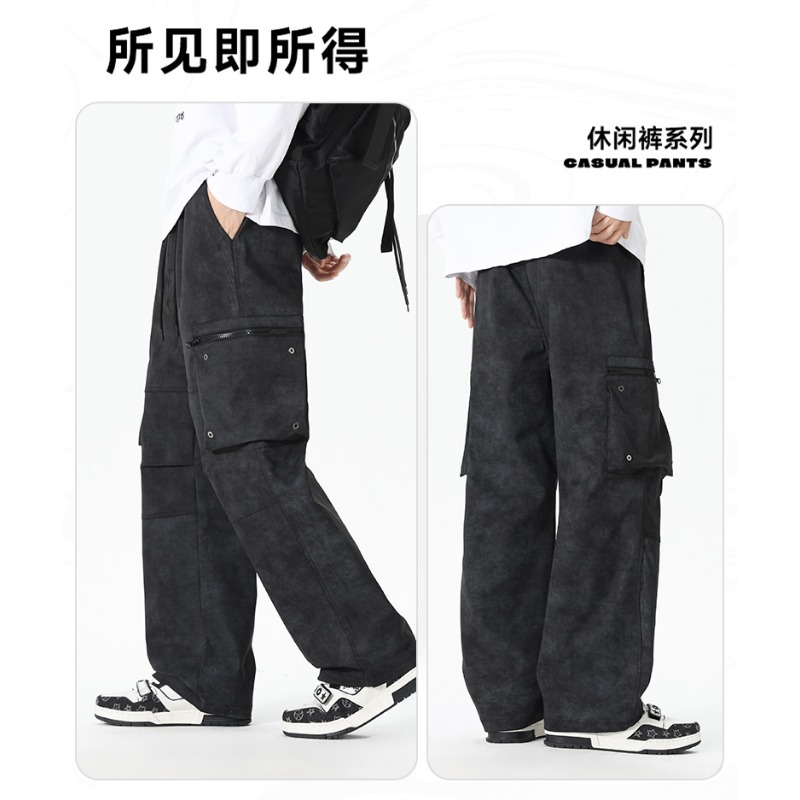 Tasca elastica a vita alta da  - Cargo Pant Wide recensione e prezzo