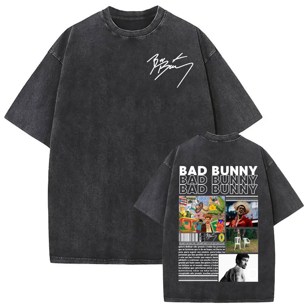 T-shirt Uomo Bad Bunny DTMF De - Foto Street Fashion recensione e prezzo