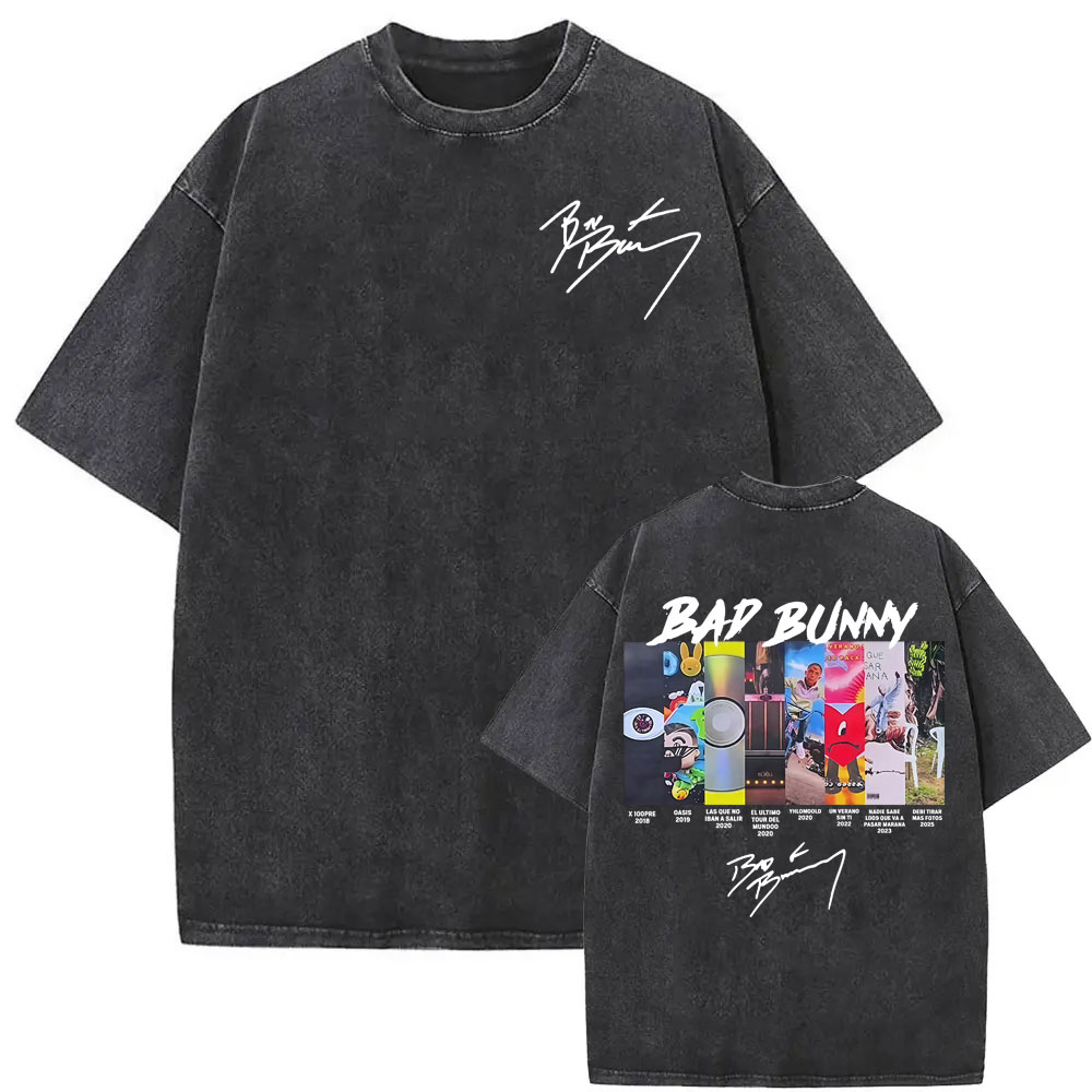 T-shirt Uomo Bad Bunny DTMF De - Foto Street Fashion recensione e prezzo
