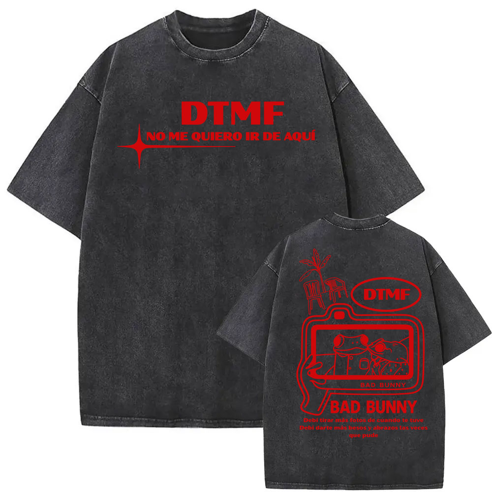 T-shirt Uomo Bad Bunny DTMF De - Foto Street Fashion recensione e prezzo