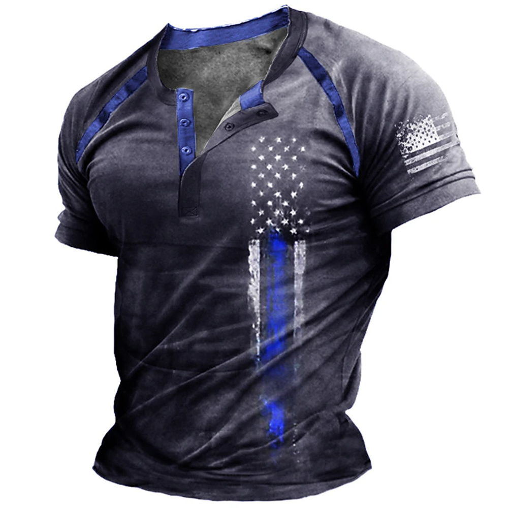 Divertente Maglietta Henry con - Street Fashion Men recensione e prezzo