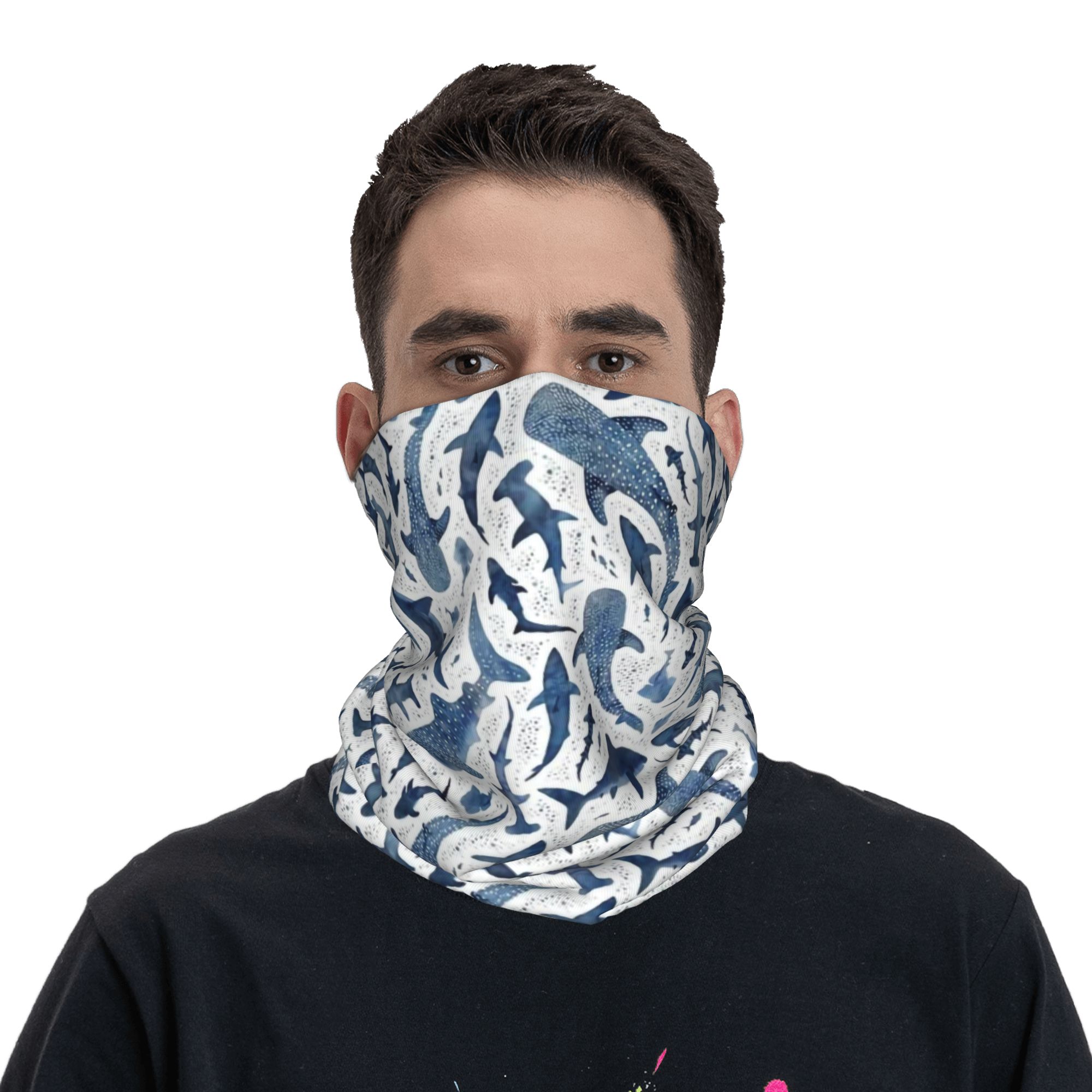 Personalizzato blu acquerello  - Balaclava Face Mask recensione e prezzo