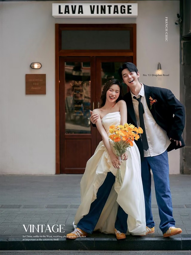 Abito da sposa in denim alla m - Street Fashion Photography recensione e prezzo