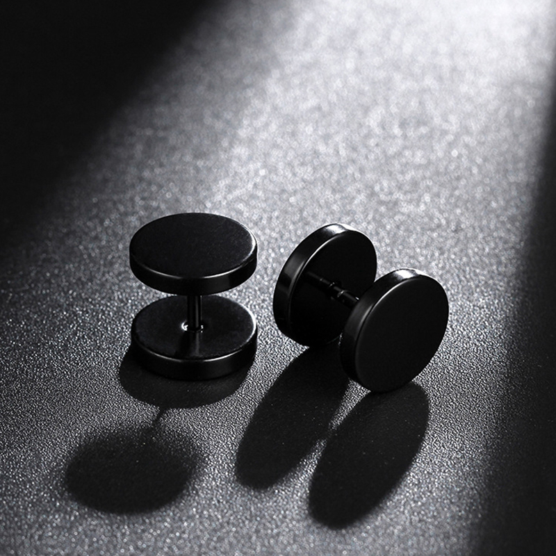 6 Paia Orecchini Unisex Neri S - Street Fashion Earrings recensione e prezzo