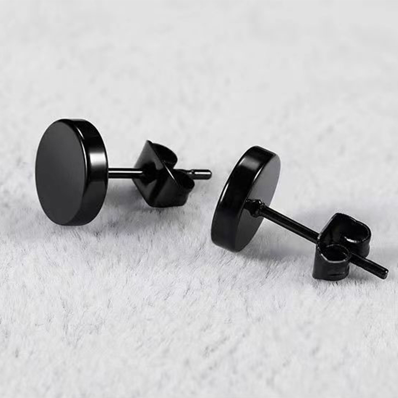 6 Paia Orecchini Unisex Neri S - Street Fashion Earrings recensione e prezzo