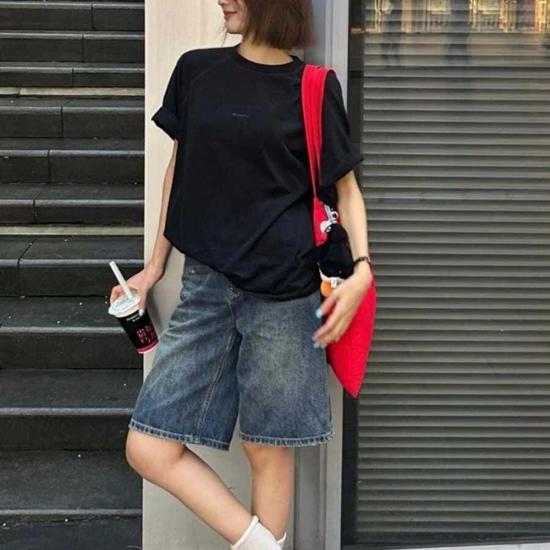 Shorts in denim casual da donn - Cargo Pant Wide recensione e prezzo