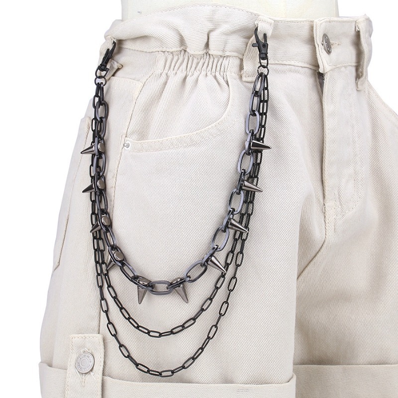 Hip Hop Punk Rock Pantaloni in - Street Fashion Jewelry recensione e prezzo