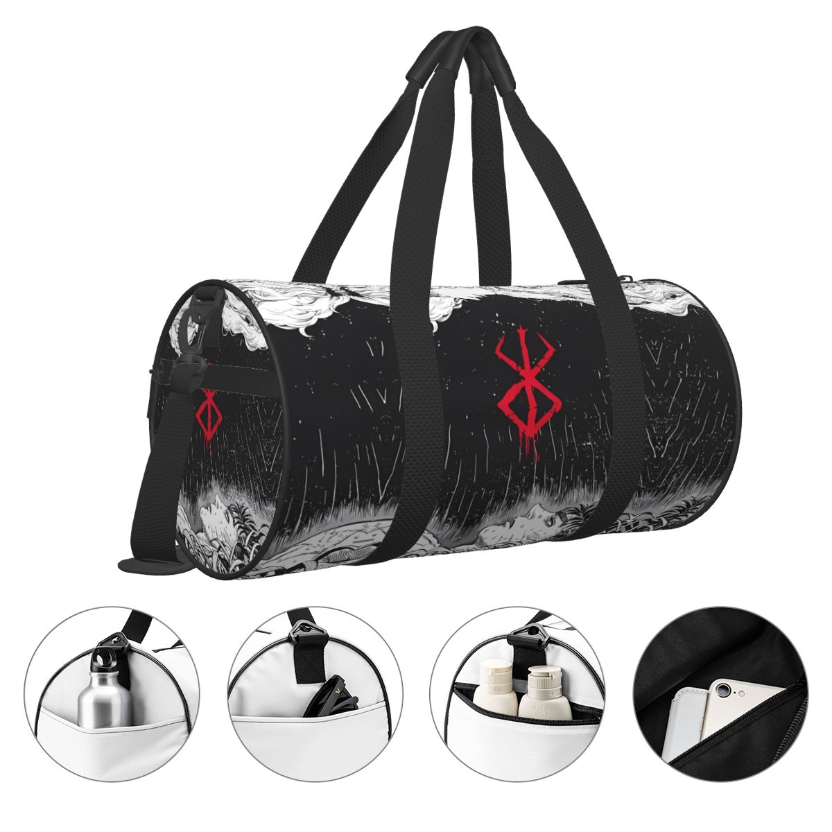 Borsa da palestra Bereserk Ani - Street Fashion Couple recensione e prezzo