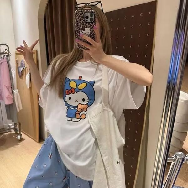 T-shirt stampata Hello Kitty a - Street Fashion Jersey recensione e prezzo