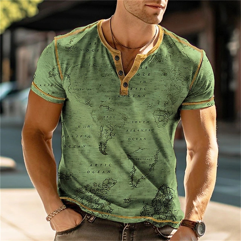 Camicie Henry da uomo con stam - Street Fashion Men recensione e prezzo