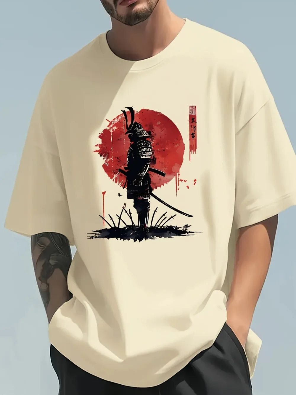 T-shirt da uomo Fashiona casua - Street Fashion In Japanese recensione e prezzo