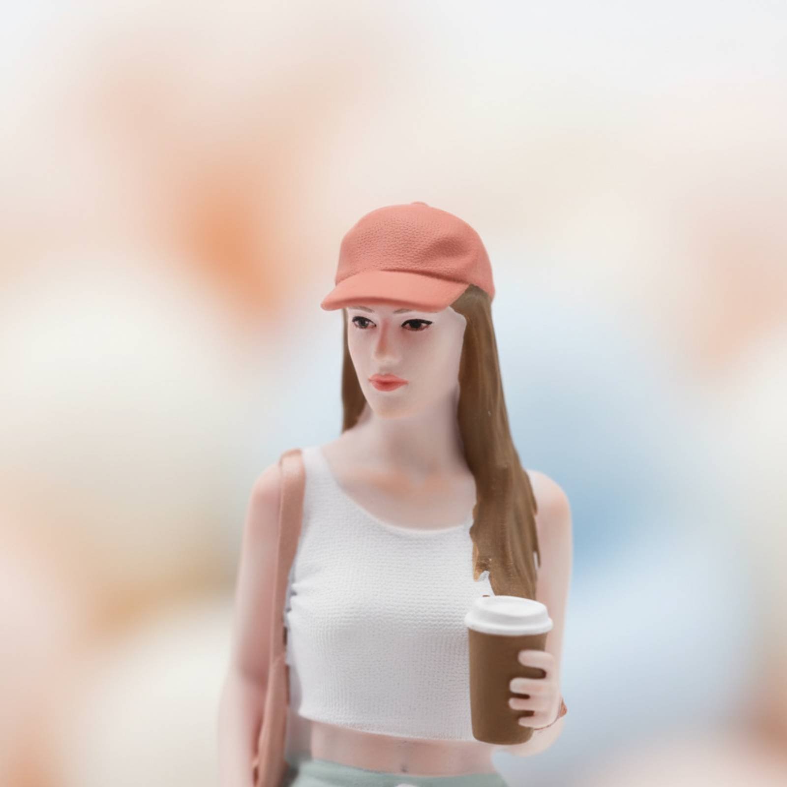 Statuetta di Ragazza con Caffè - Street Fashion Pose recensione e prezzo
